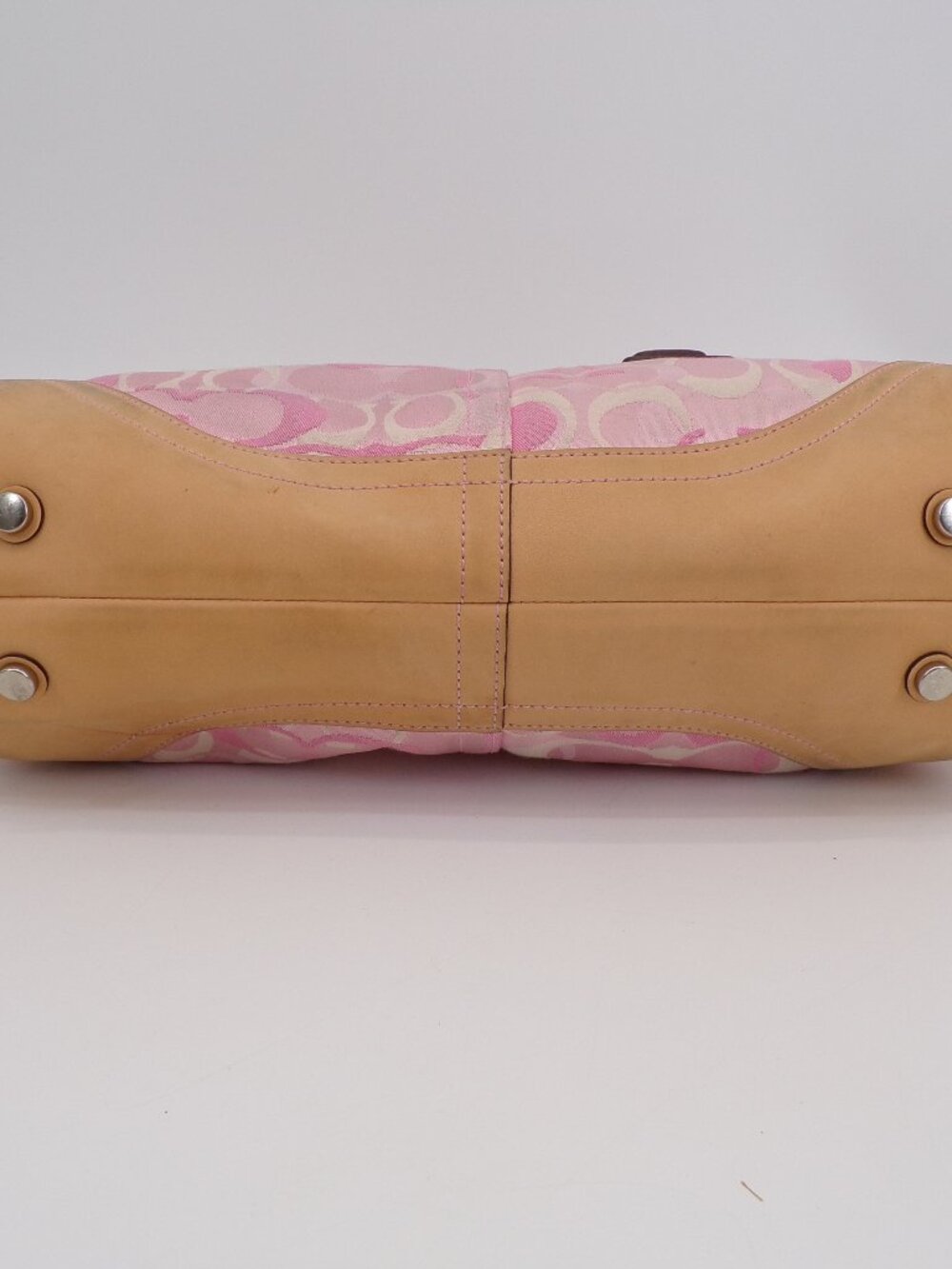 Coach Optic Pink Signature Flap Satchel (Style 6722) Vintage Y2K. - Picture 8 of 11